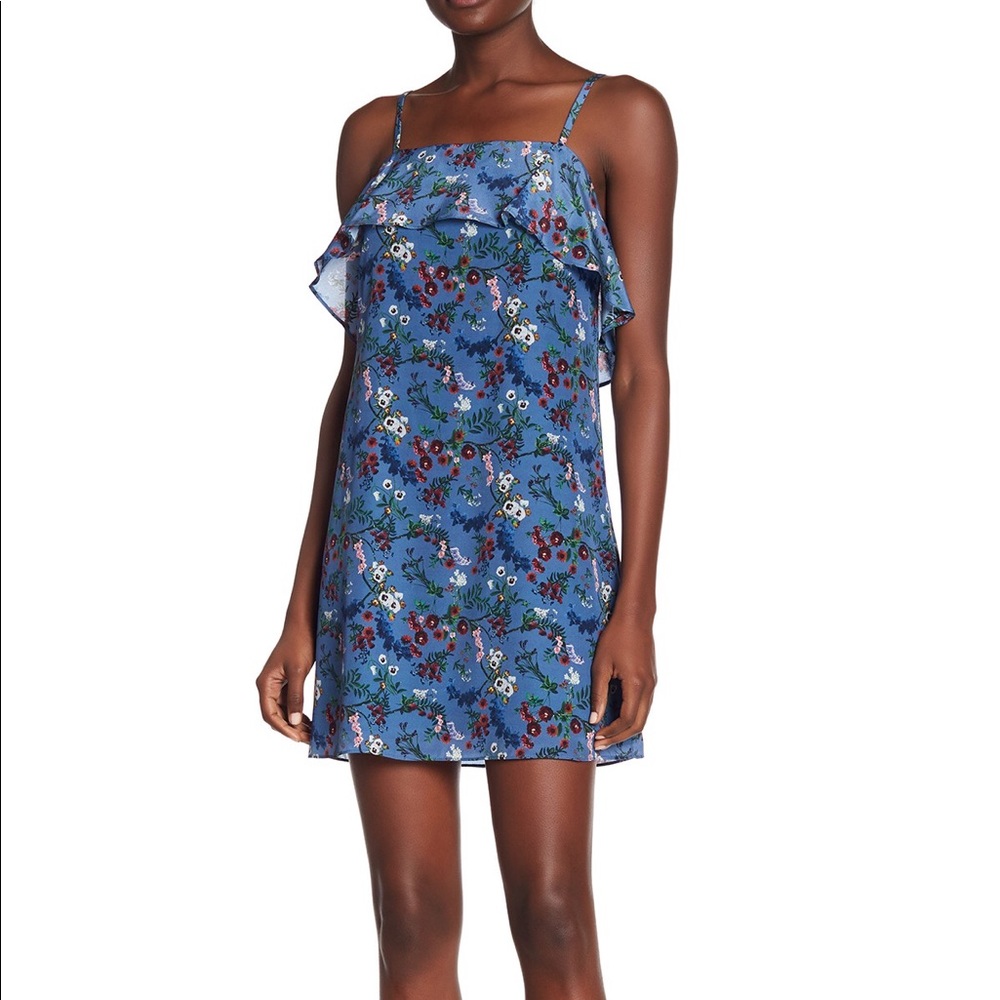 Alice + Olivia Etta Floral Silk Dress - S